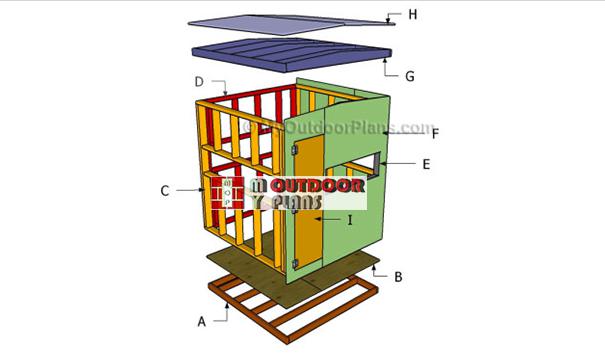 6. DIY Deer Blind Plans