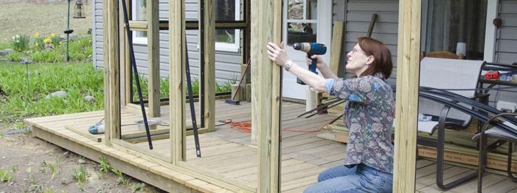 6. DIY Screened Porch System