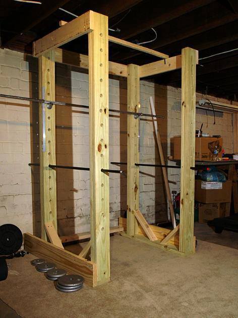 7. DIY Homemade Power Rack