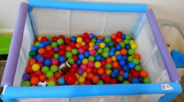 7. DIY PVC Pipe Ball Pit