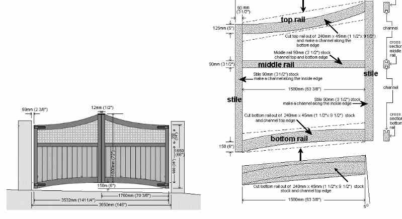 8. DIY Driveway Gate Build