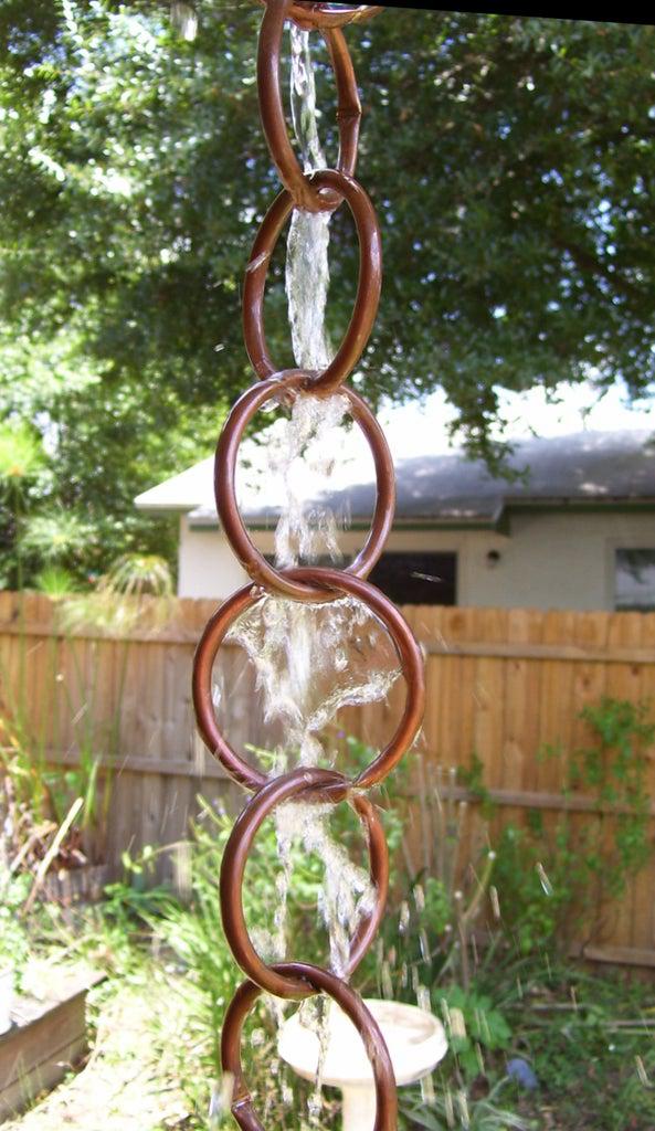 13. DIY Copper Rain Chain