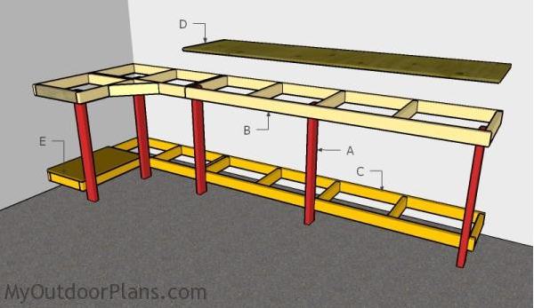 13. Garage Workbench Plans