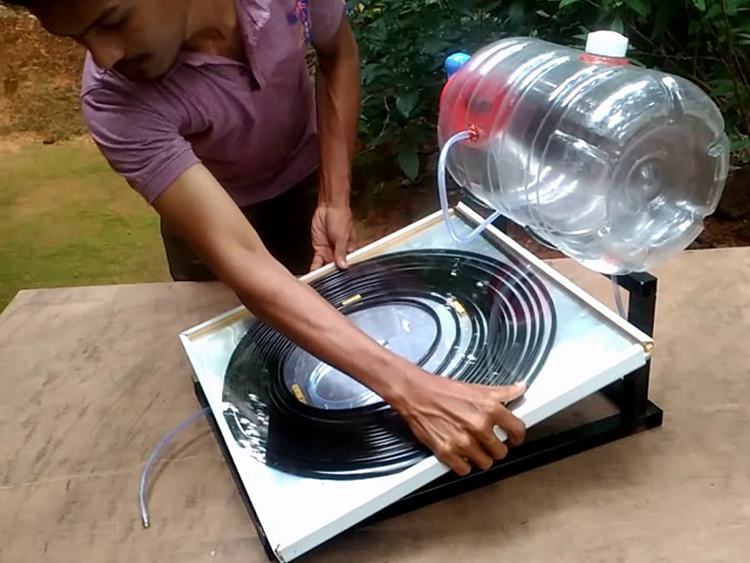 14. Solar Water Heater DIY Tutorial