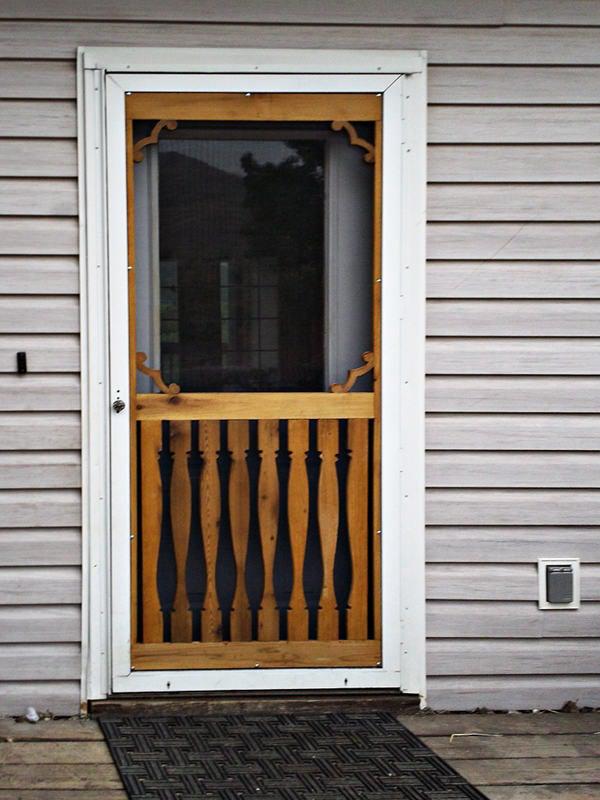 2. DIY Classy Screen Door Repair