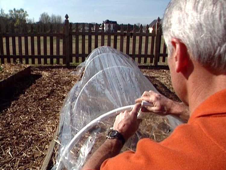 20. Simple Hoop House DIY