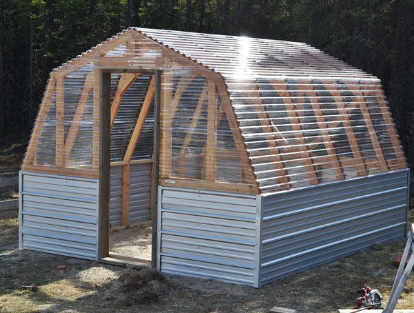 5. DIY Barn Greenhouse