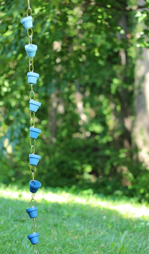 5. DIY Ombre Rain Chain