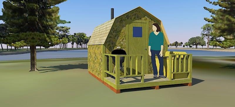 6. Off-Grid Portable Cabin Plans