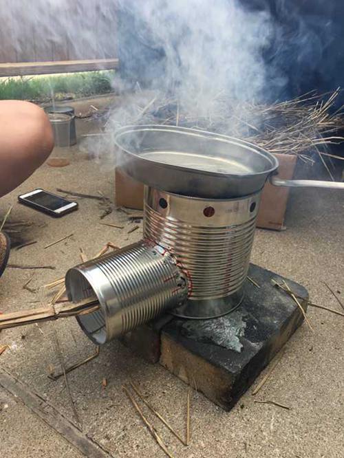 DIY Rocket Stove