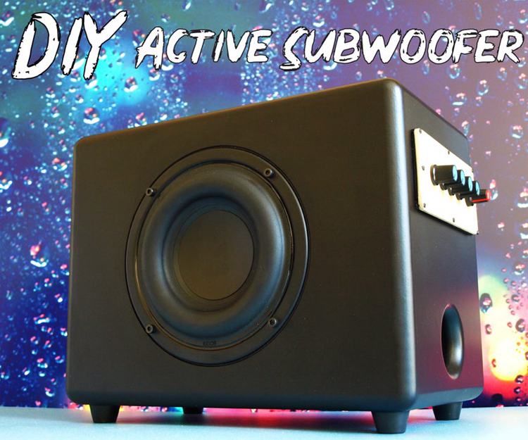 1. DIY Active Subwoofer