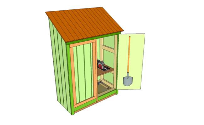 1. DIY Garden Tool Shed Plans