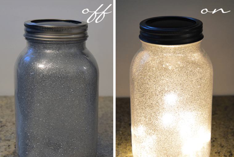 11. DIY Fairy Night Light With Mason Jar