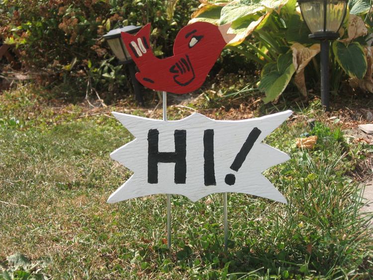 11. DIY Walkway Welcome Sign