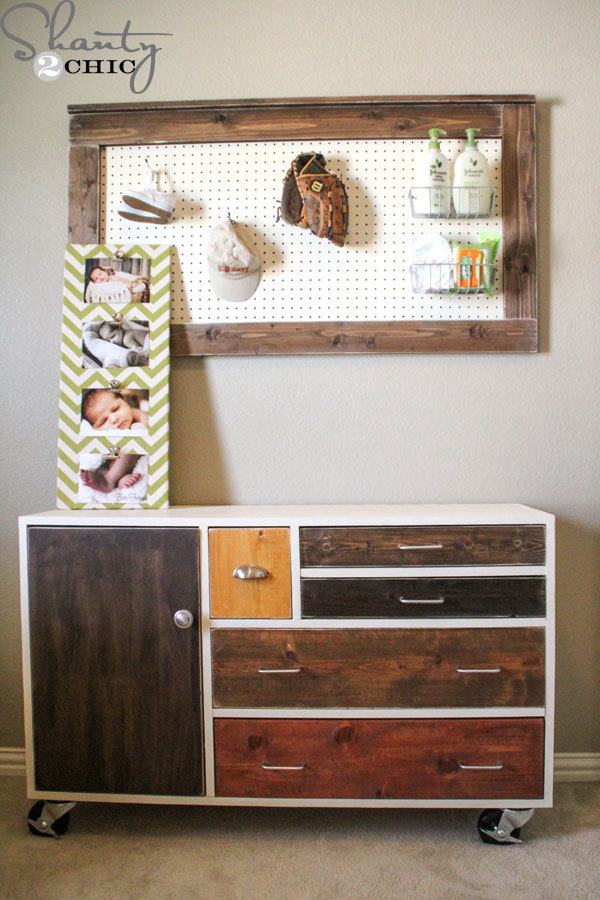 25. DIY Modern Patchwork Dresser