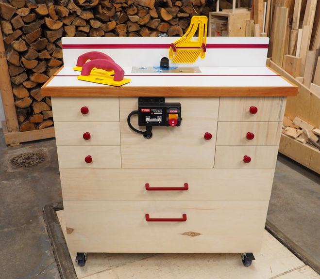 8. Router Table Cabinet DIY