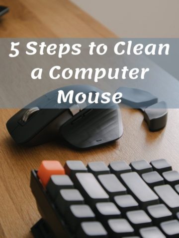 Clean a Computer Mouse