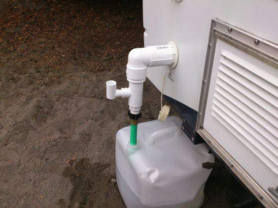 Removing Water From The Camper