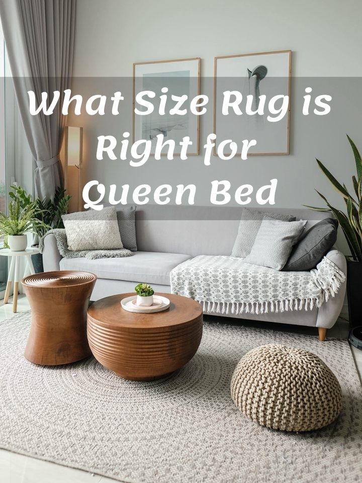 What Size Rug Is Right For Queen Bed, What Size Rug For Queen Bed In Small Room