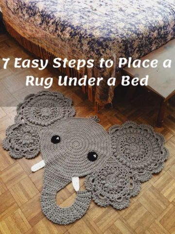7 Easy Steps to Place a Rug Under a Bed