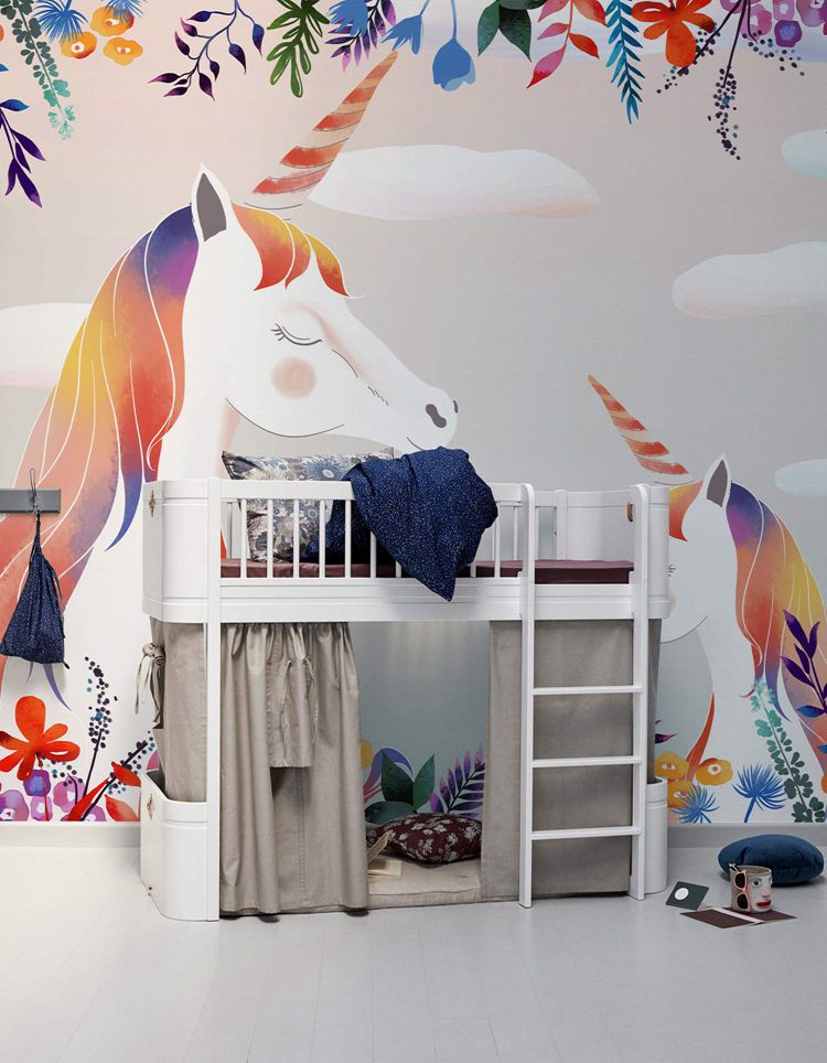 unicorn-animal-wallpaper-mural-nursery-room