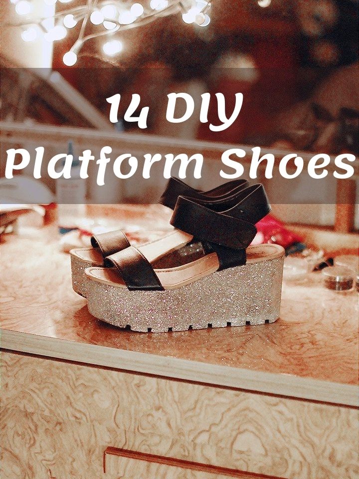 14 DIY Platform Shoes How To Make Platform Boots Easy
