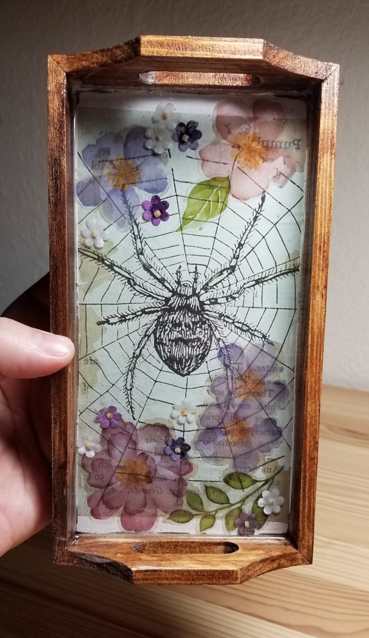 15. DIY Halloween Rolling Tray