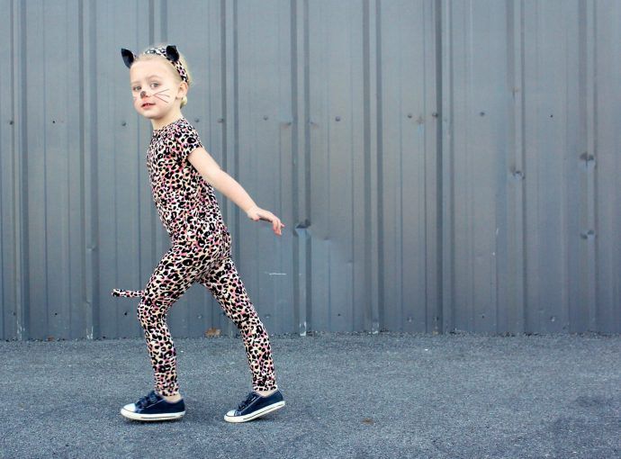 16. DIY Leopard Kitty Costume