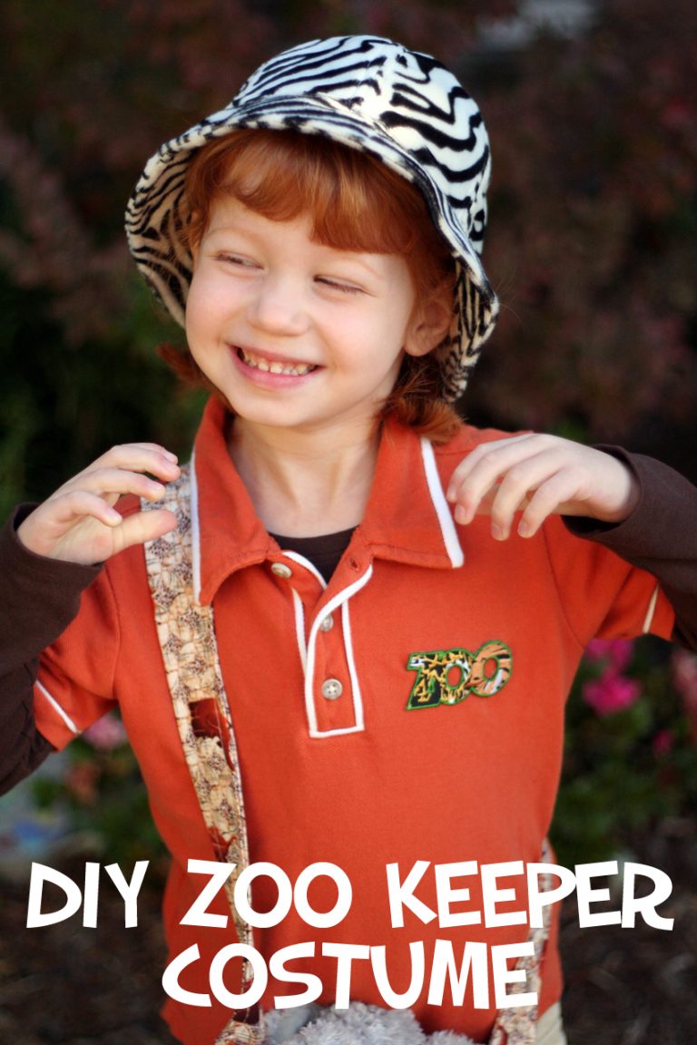 2. DIY Zookeeper Costume For Kids