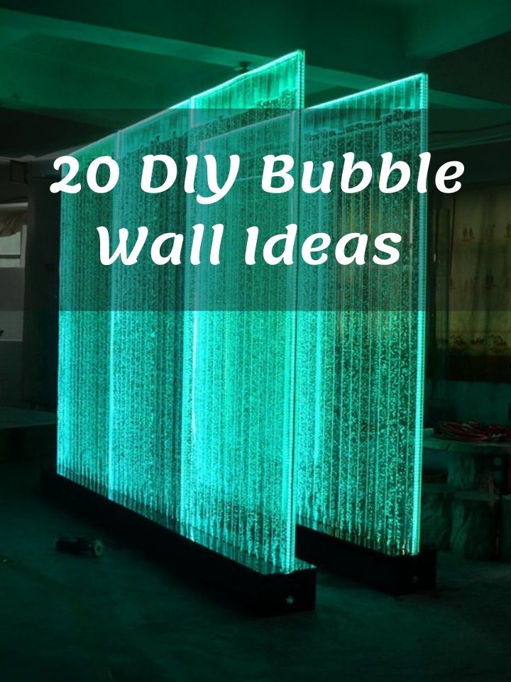 20 DIY Bubble Wall Ideas