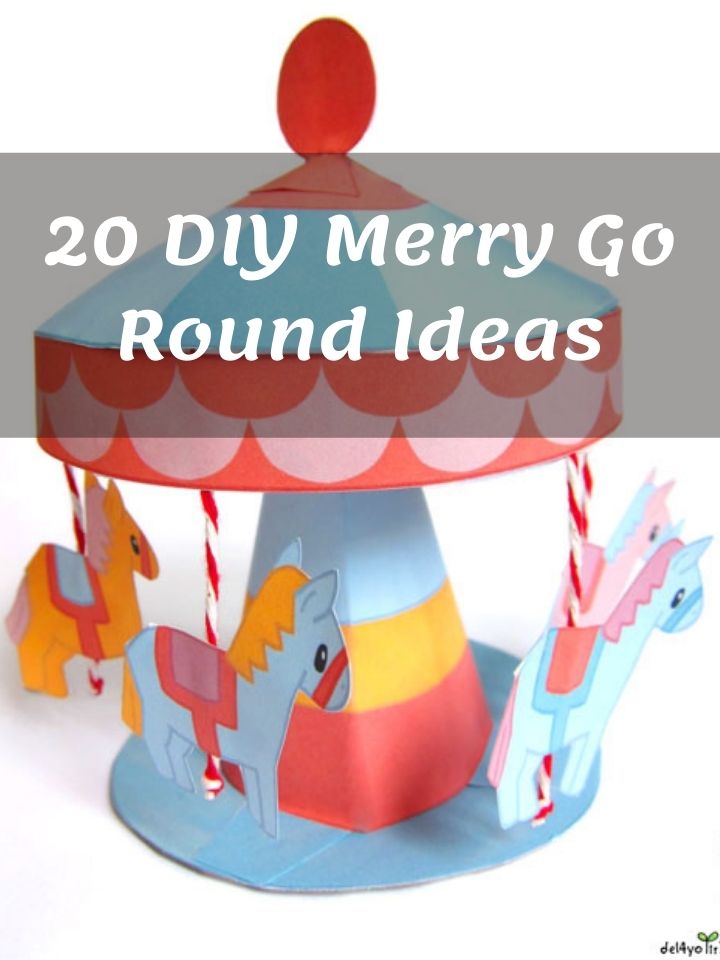 20 DIY Merry Go Round Ideas - Fun For The Kids _ Yourself