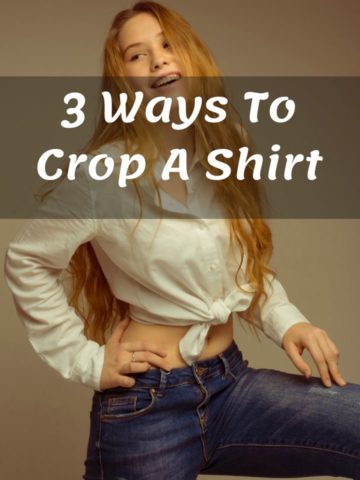 3 Ways To Crop A Shirt
