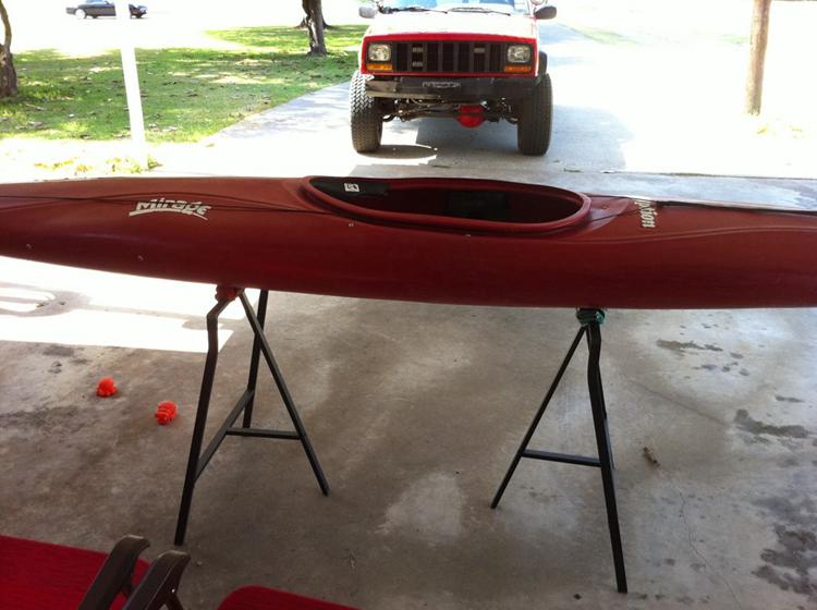 7. DIY 5 Minute Canoe Stand