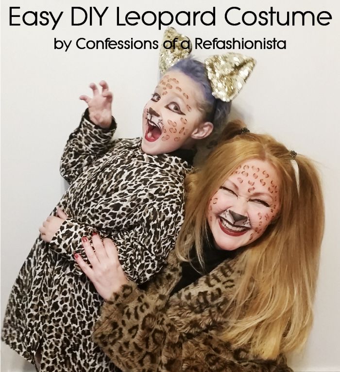 7. Easy DIY Leopard Costume