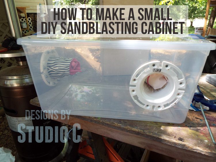 8. Small DIY Sandblasting Cabinet