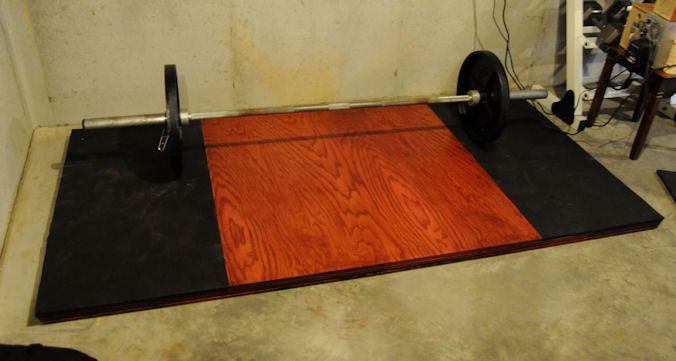 13. Cheap Homemade Deadlifting Platform