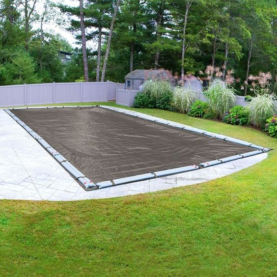 15. Inground Pool Cover Idea