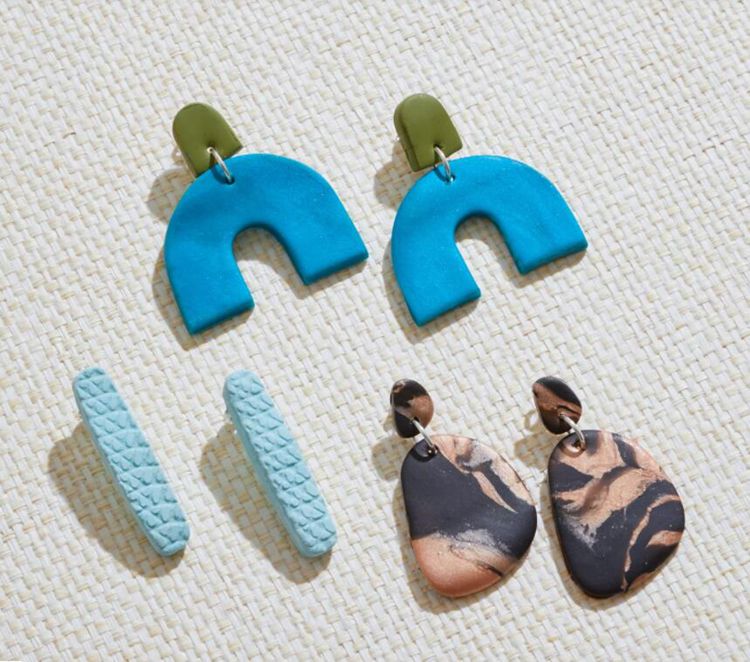 22. Polymer Clay Earrings