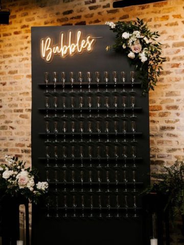 24 Beautiful DIY Champagne Wall Ideas To Spice Up Party Decor