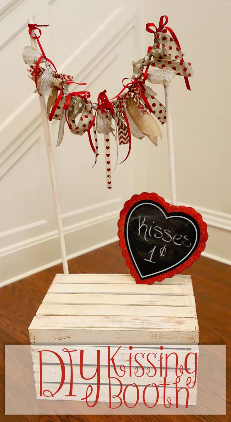 3. DIY Kissing Booth Photography Prop