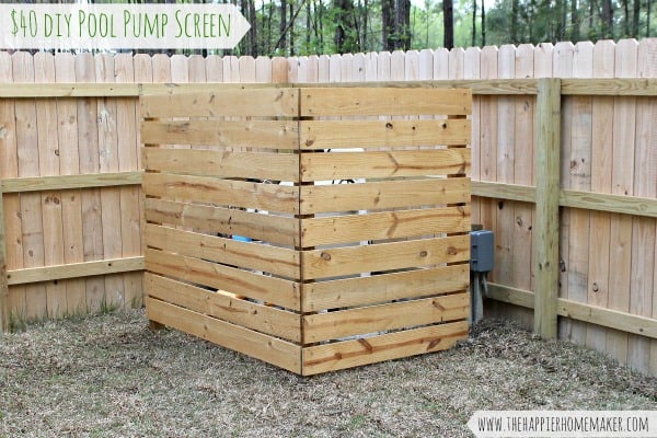 4. DIY Outdoor Wood Screen