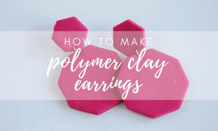 7. Simple Polymer Clay Earrings