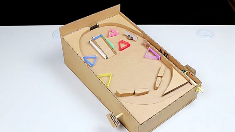 1. How To Make A Pinball Machine With Cardboard Box