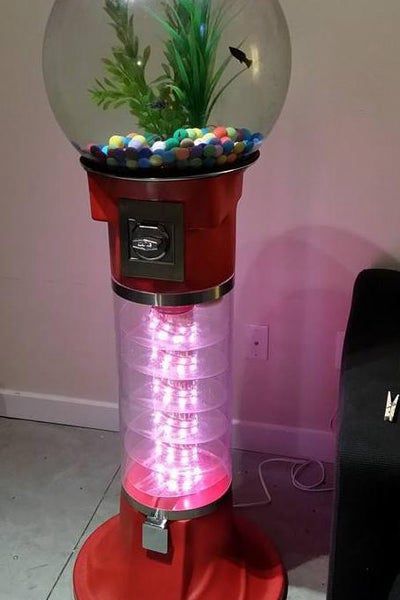 10. Aquarium Gumball Machine