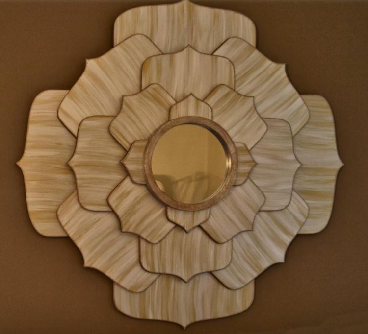 11. 40-inch Lotus Flower Mirror