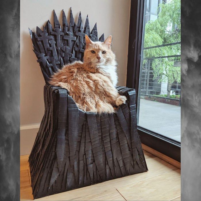 11. DIY Cat Throne