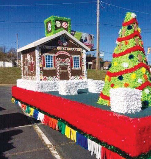 13. Christmas Themed Parade Float