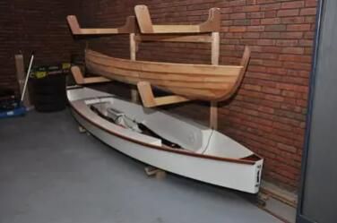 18. DIY Canoe Storage Rack