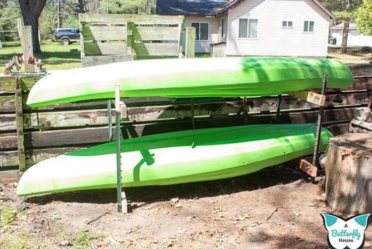 19. DIY Kayak Rack