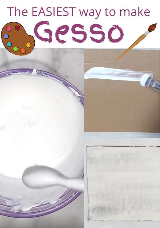 2. Homemade Gesso